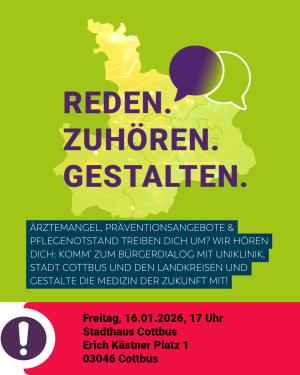 Lass' uns reden - Bürgerdialog über die Zukunft der Medizin in der Lausitz