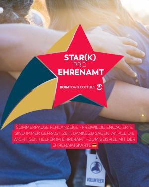 Ehrenamt macht Cottbus stark – kennt ihr schon die Ehrenamtskarte?