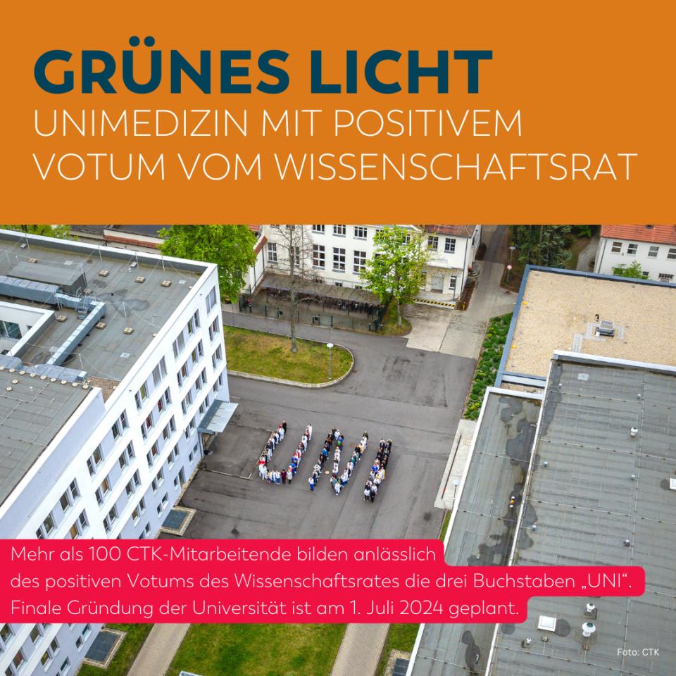 Episode 11 mit dem CTK: Grünes Licht für den Aufbau einer eigenständigen staatlichen Medizinischen Universität Lausitz