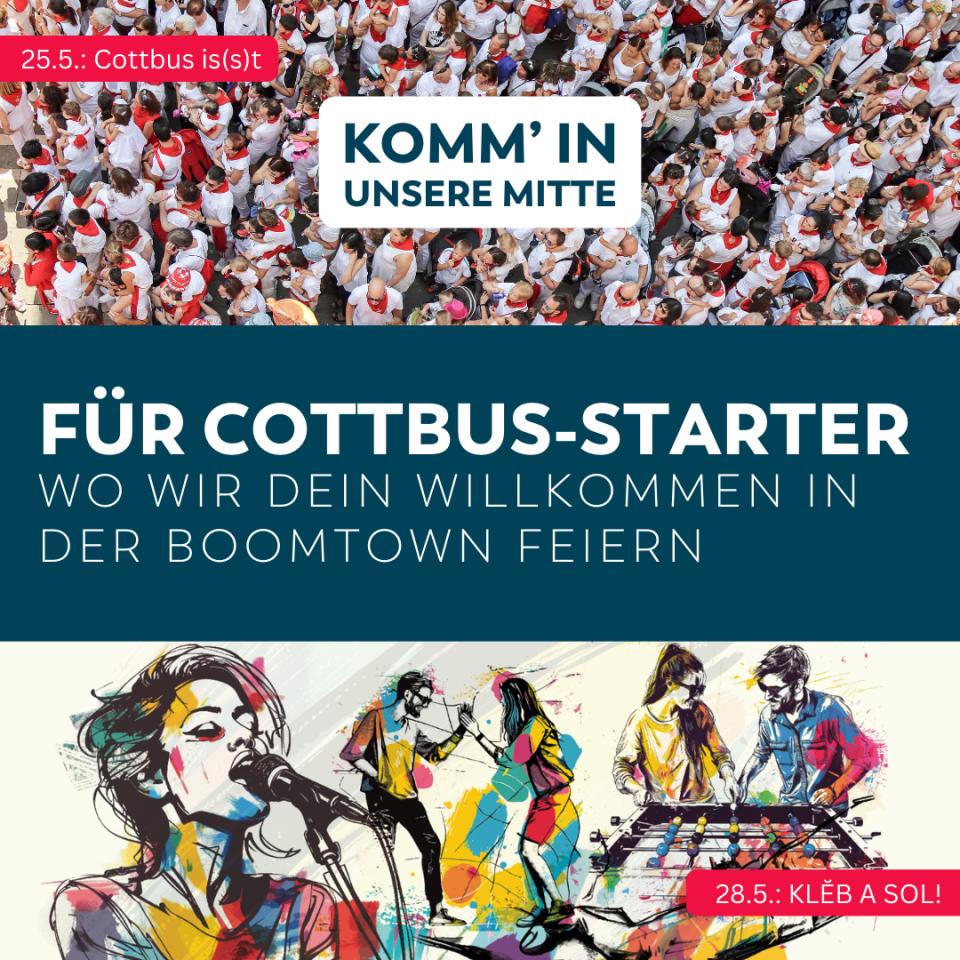 Noch mehr Termine für dein Willkommen in der Boomtown – unsere Starter-Reihe: