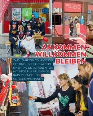 Das Welcome Center Cottbus feiert den 2. Geburtstag