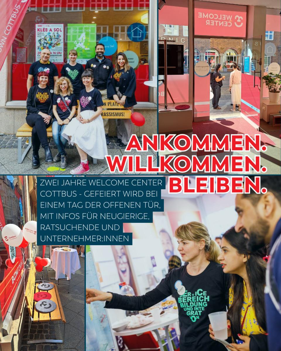 Das Welcome Center Cottbus feiert den 2. Geburtstag