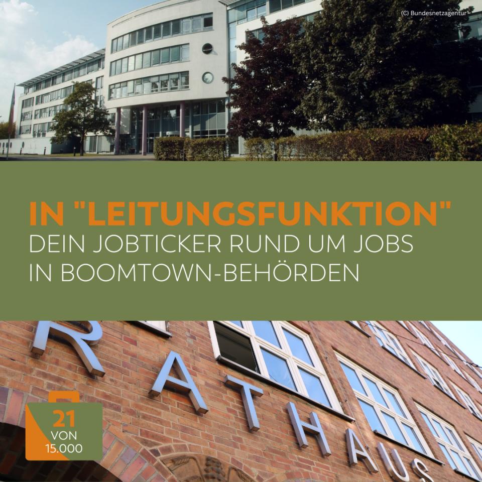 Jobs in Boomtown-Behörden mit Zukunftsausrichtung und Gestaltungsoptionen