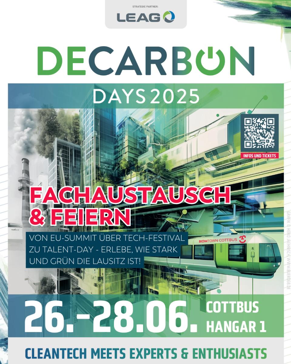 Decarbon Days 2025 – Deutschlands neuer Tech-Convent vom 26. bis 28. Juni