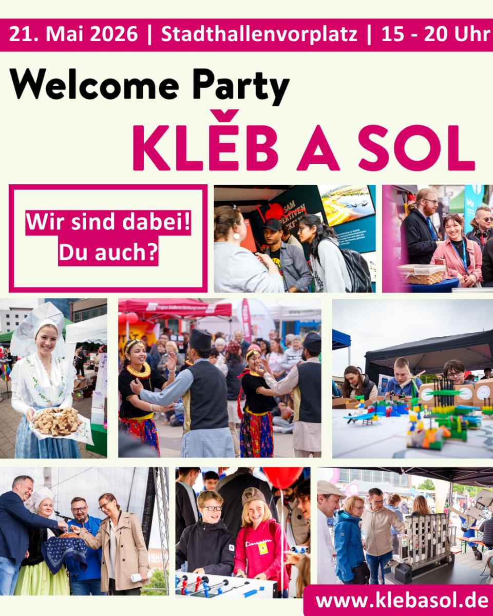 KLĚB A SOL 2026: Das Willkommensfest für Cottbus