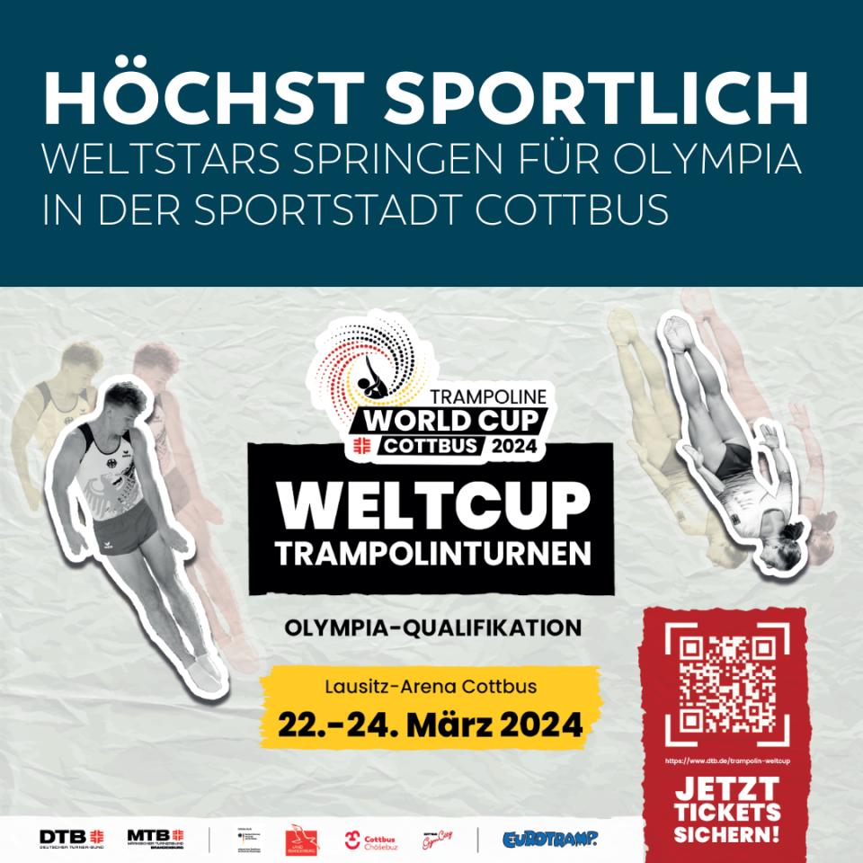 Trampolin-Weltcup lässt die Boomtown Cottbus erneut als Sportstadt glänzen